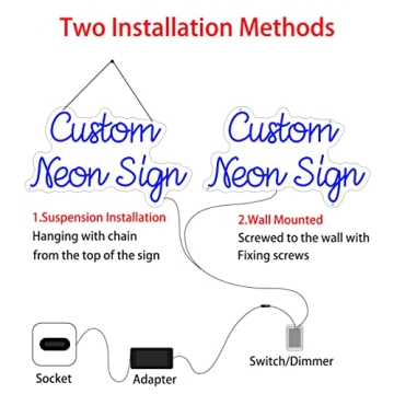 Custom Neon LED Signs for Personal Touch in Decor
