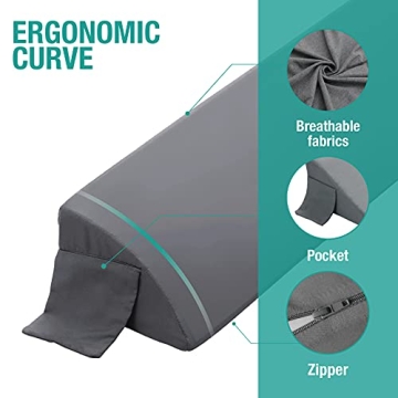 Vekkia Wedge Pillow for Headboard Gap - Comfort and Support