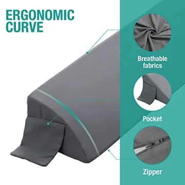 Vekkia Wedge Pillow for Headboard Gap - Comfort and Support