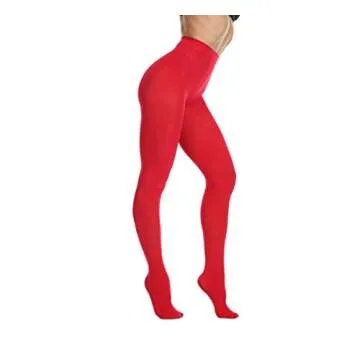 Frola Women's Soft 80 Denier Tights - XX-Large, Red