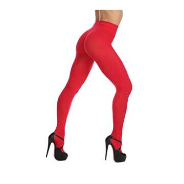 Frola Women's Soft 80 Denier Tights - XX-Large, Red