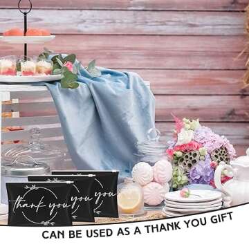Ireer 100 Pcs Thank You Makeup Bags for Versatile Storage