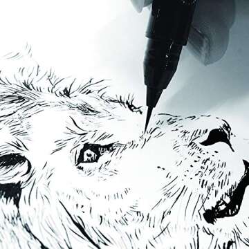 Kuretake Zig Ai Liner Brush Pen for Precise Illustration