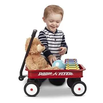 Radio Flyer 16.5 Inch Little Red Wagon Toy for Kids