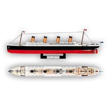 COBI Historical Collection R.M.S. Titanic Executive Edition Including 960 Bricks to 1:450 Scale - Easy to Follow Instructions- Faithful Reproduction of The Famous Maritime Disaster Ship