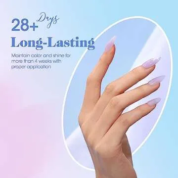 Gellen Gel Nail Polish Set - 6 Jelly Gel Polish Colors