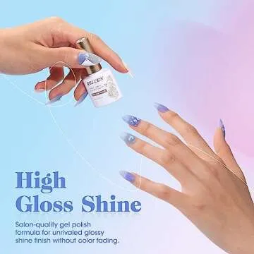 Gellen Gel Nail Polish Set - 6 Jelly Gel Polish Colors