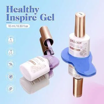 Gellen Gel Nail Polish Set - 6 Jelly Gel Polish Colors