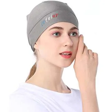 LVFEIER High Elastic RF EMF - Cell Towers - Smart Meters - WiFi Shielding Cap Protect Healthy (Mediu...