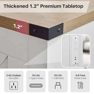 Redlife Farmhouse Lift Top Coffee Table with Storage