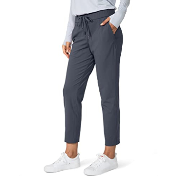 G Gradual Women's Pants with Deep Pockets: 7/8 Stretch Sweatpants for Athletic, Golf, Lounge, and Wo...