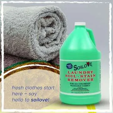 Soilove 1 Gallon Laundry Stain Remover for Tough Stains