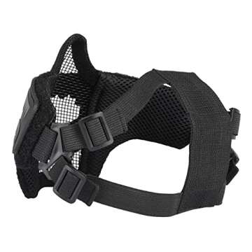 OneTigris X Storm Tactical Mesh Airsoft Mask with Patch
