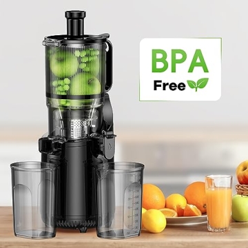 Amumu Cold Press Juicer High Yield Easy Clean BPA-Free