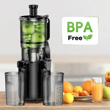 Amumu Cold Press Juicer High Yield Easy Clean BPA-Free