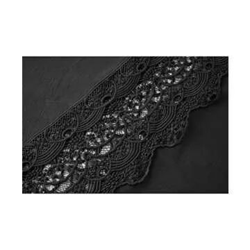 Olaesa Women's Lace Maxi Dress Short Sleeve V Neck Party Dress Smocked Waist Boho Maxi Dress Bohemian Dress for Women Black