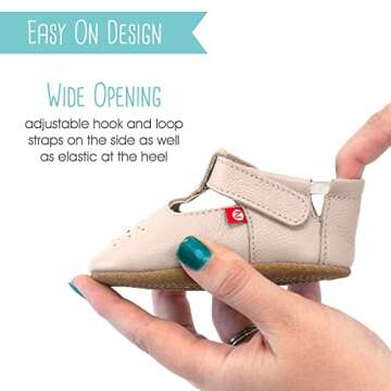Zutano Mary Jane Baby Shoes - Stylish & Comfy for Girls