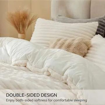 BEDELITE Fleece Twin Comforter Set for Cozy Warmth