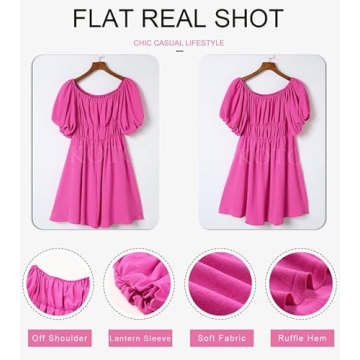 Dokotoo Off Shoulder Wedding Guest Dress for Women 2023