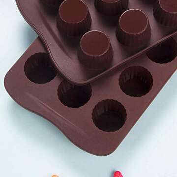 Webake Silicone Candy Molds for Perfect Snack Size Treats