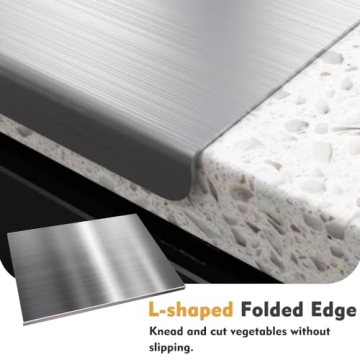 Anyerosa 304 Stainless Steel Cutting Board for All Tasks