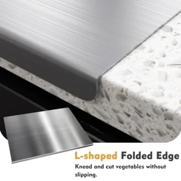 Anyerosa 304 Stainless Steel Cutting Board for All Tasks