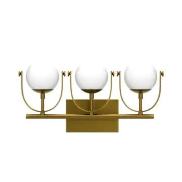 Stylish 3-Light Vanity Light Fixtures for Bathrooms