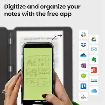 New Rocketbook Pro 2.0 Smart Notebook | Black | Scannable Office Notebook with 20 Sheet Page Pack - Lined and Dot Grid | Hardcover Vegan Leather Reusable with 1 Pilot Frixion Pen & 1 Microfiber Cloth | Letter Size: 8.5 in x 11 in