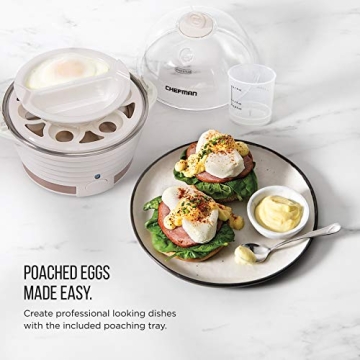 Chefman Electric Egg Cooker - Perfect Hard Boiled Eggs in Minutes