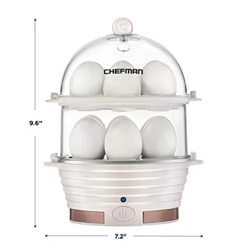 Chefman Electric Egg Cooker - Perfect Hard Boiled Eggs in Minutes