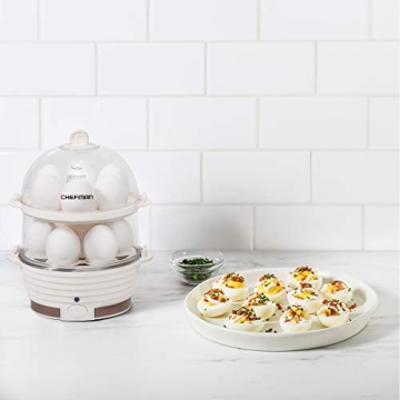 Chefman Electric Egg Cooker - Perfect Hard Boiled Eggs in Minutes