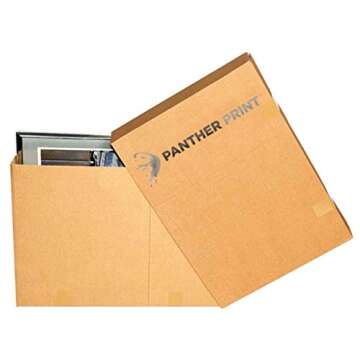 Panther Print Framed Canvas Roy Lichtenstein Girl Pop Art Print 30" X 20" Inches (76.2Cm X 50.8Cm)