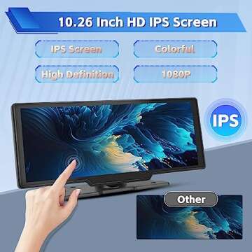 Hikity 10.26 Inch Wireless Car Stereo with GPS