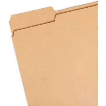 Smead 1/3-Cut Tab File Folders, Pastel, 100 Pack
