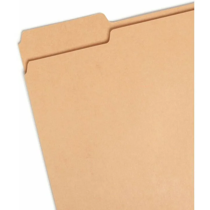 Smead 1/3-Cut Tab File Folders, Pastel, 100 Pack