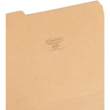 Smead 1/3-Cut Tab File Folders, Pastel, 100 Pack