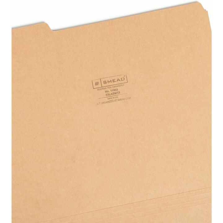 Smead 1/3-Cut Tab File Folders, Pastel, 100 Pack