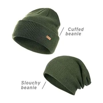 Camptrace Beanie Hat | Warm Unisex Winter Knit Cap