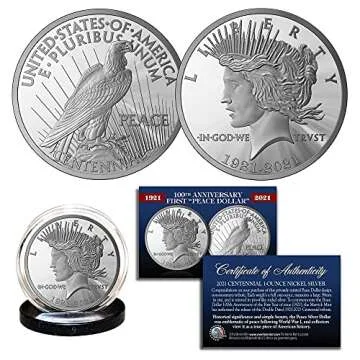 100th Anniversary of The First Peace Silver Dollar 1 OZ Tribute Coin