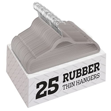 Durable Rubber Coated Hangers for Organized Closets