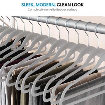 Durable Rubber Coated Hangers for Organized Closets
