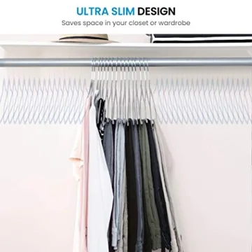 Durable Rubber Coated Hangers for Organized Closets