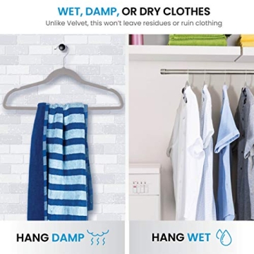 Durable Rubber Coated Hangers for Organized Closets