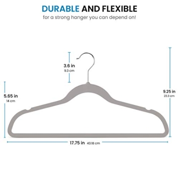 Durable Rubber Coated Hangers for Organized Closets