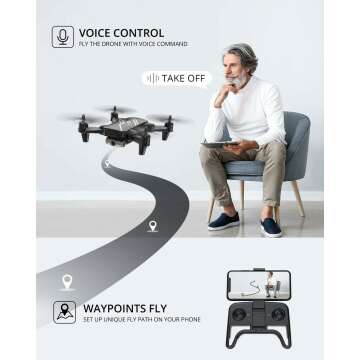 Mini Drone for Kids with 720P HD Camera