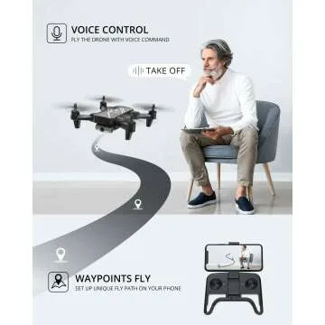 Mini Drone for Kids with 720P HD Camera