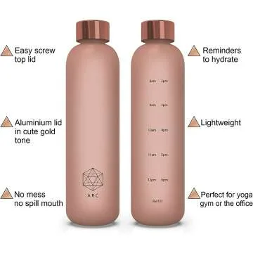 ARCANA 32oz Motivational Water Bottle - Pink