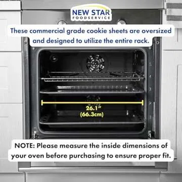 New Star Foodservice 18-Gauge Extra Large Aluminum Sheet Pan