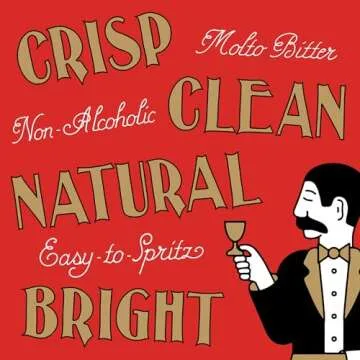 Lapo's Non Alcoholic Aperitivo, Non-Alcoholic Spirits, Gluten Free, For Non-Alcoholic Spritz, Zero Proof Drinks, Beverages & Mocktails, Alcohol Alternative, Bittersweet, Citrus-Centered, 500 ml Bottle