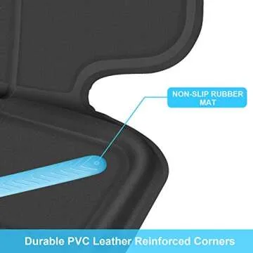 Shynerk Car Seat Protector - Waterproof Fabric & Non-Slip Design